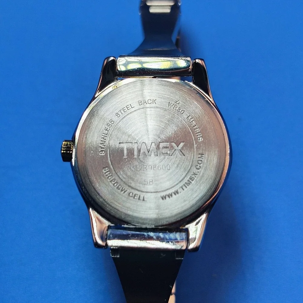Vintage 2010 Timex Elegant Series 25mm Women's Quartz‎ Two Tone Watch